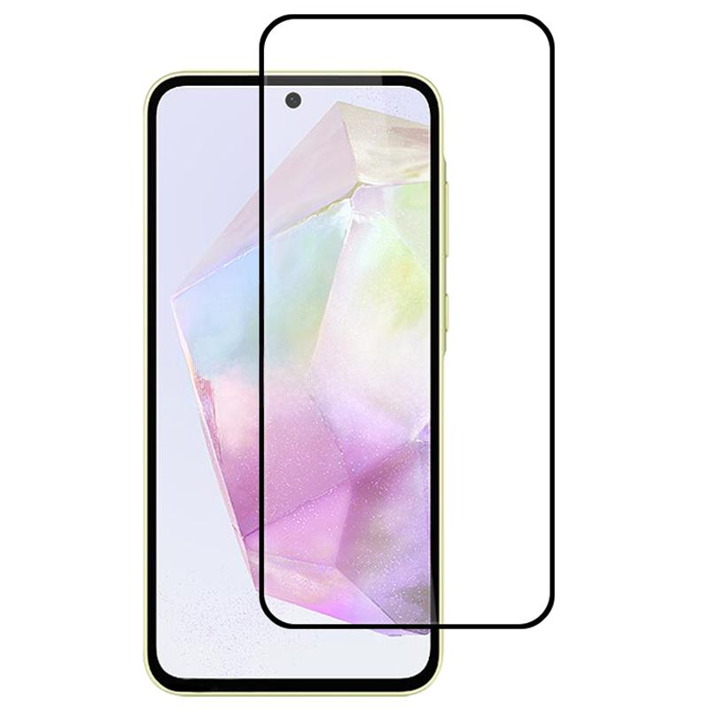 

For Samsung Galaxy A35 5G Screen Protector 2.5D Silk Printing Film Full Cover Full Glue Type A
