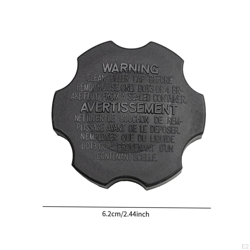 585312B500 Brake Master Cylinder Reservoir Tank Cap Black Automotive Accessories Professional