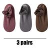 3 Pairs Women Winter Socks Warm Thicken Thermal Soft Solid Color Socks Wool Cashmere Snow Boots Velvet Lace Home Floor Sock