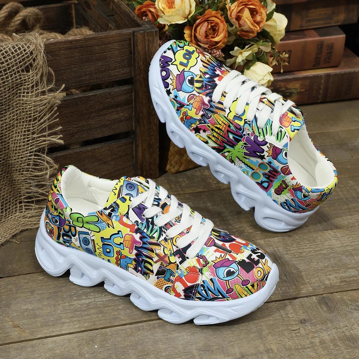 мода весна/осень женские туфли из вулканизированной кожи с круглым носком на плоской — фото 6