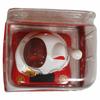 Brought Good Fortune and Connections Q-FLA Solar-Powered Maneki-Neko (Lucky Cat) Ornament, 794735, White,