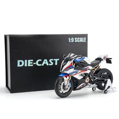 1:9 Kawasaki H2R H2 BMW S1000RR Motorcycle High Simulation Diecast Car Metal Alloy Model Collection GiftsAlloy Motorcycle Model