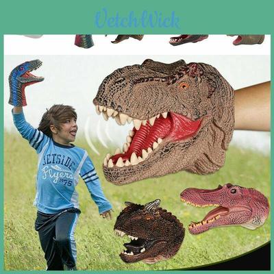 Păpușă de mână realistă cu animal/dinozaur pentru copii Jucărie educațională din plastic moale