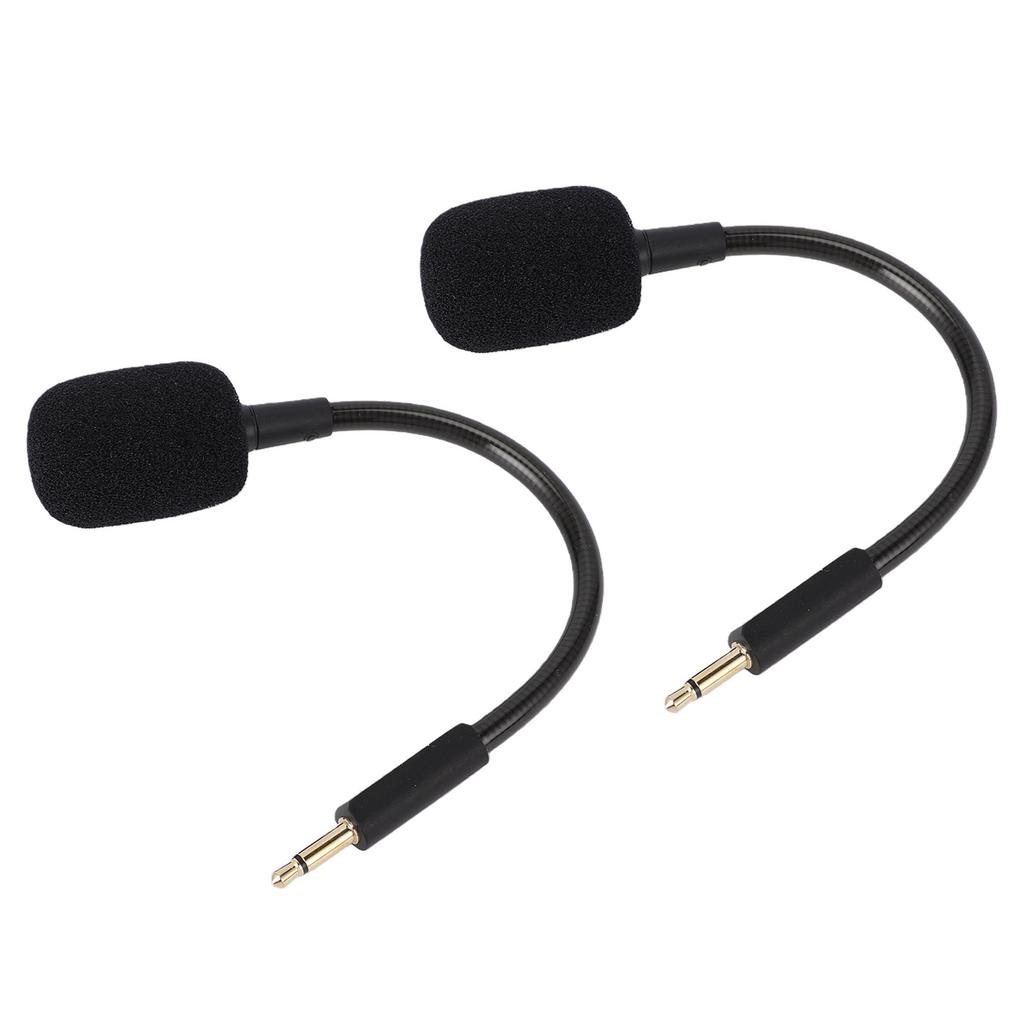 2PCS Mic Replacement for Kraken V3 Wired USB Gaming Headset Noise Cancelling Boom Microphone with 3.5mm Plug