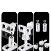 Toilet Lid Hinge Repair Bolts Accessories Screws Washers Set Universal Replacement Toilet Lid Set Screws