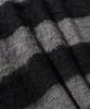 VASTIC Brush Stripe Knit_Black/Charcoal