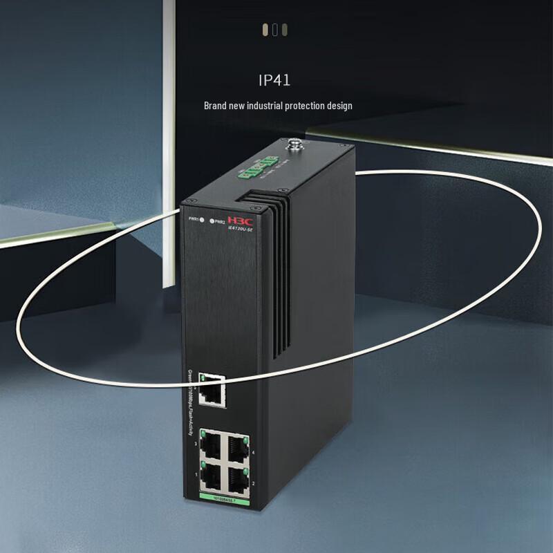 

H3C IE4120U-5E 5-Port Fanless Industrial Ethernet Switch