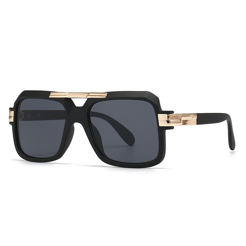Occhiali da Sole Quadrati Pilot di Lusso Classici Designer Steampunk Vintage Montatura Grande Occhiali da Guida Per Donne Uomini
