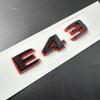 New Style Two Tone Letters Numbers Emblem E43 E53 E63 S65 C E S CLASS for 2024 Car Trunk Rear W212 W213 W214 Car Accessories