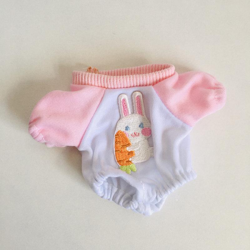 בגדי בובת קטיפה ויניל חמודה 17 ס"מ קופסה עיוורת - תליון LaBuBu שמלת אביזרים