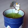 Minori-en Neko Tea Matcha-Infused Genmaicha Tea Bag 3 Packs Gift Mitarashi-chan 1 Piece Thank You Message Cat Goods