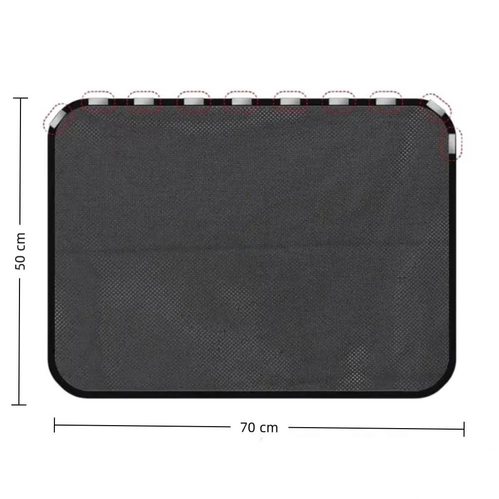 Pare-soleil de fenêtre à vue dégagée Rideaux pare-soleil de voiture pliables Accessoires automobiles avant arrière