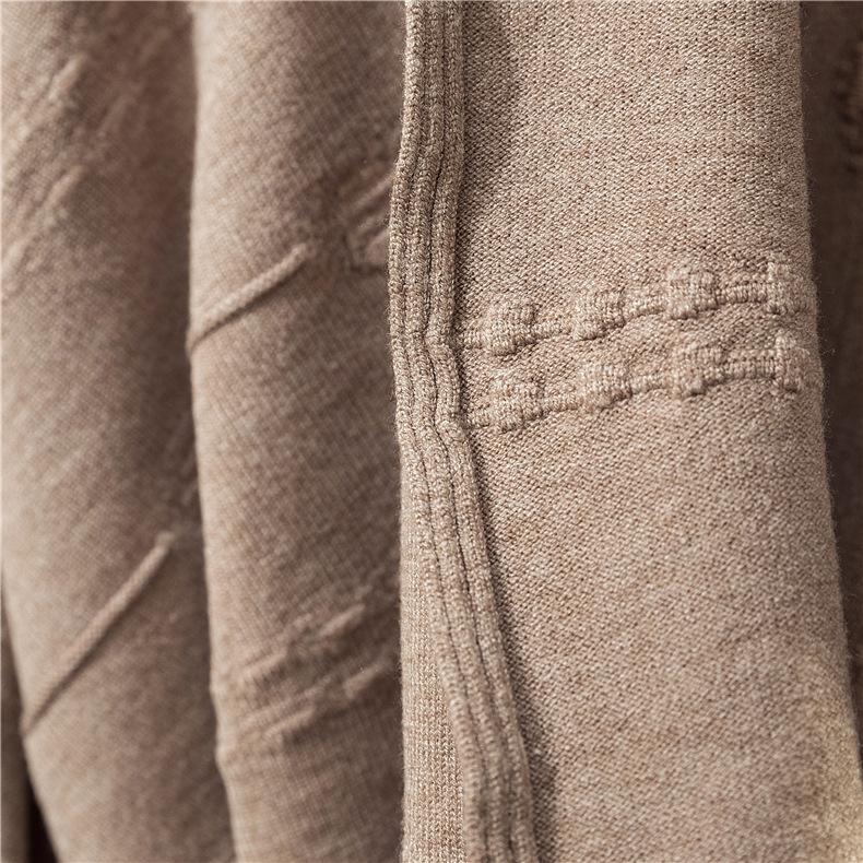 Fusta tricot balansoar cu talie înaltă pentru femei Toamnă Iarnă Fusta lungă de lână în linie A umbrelă