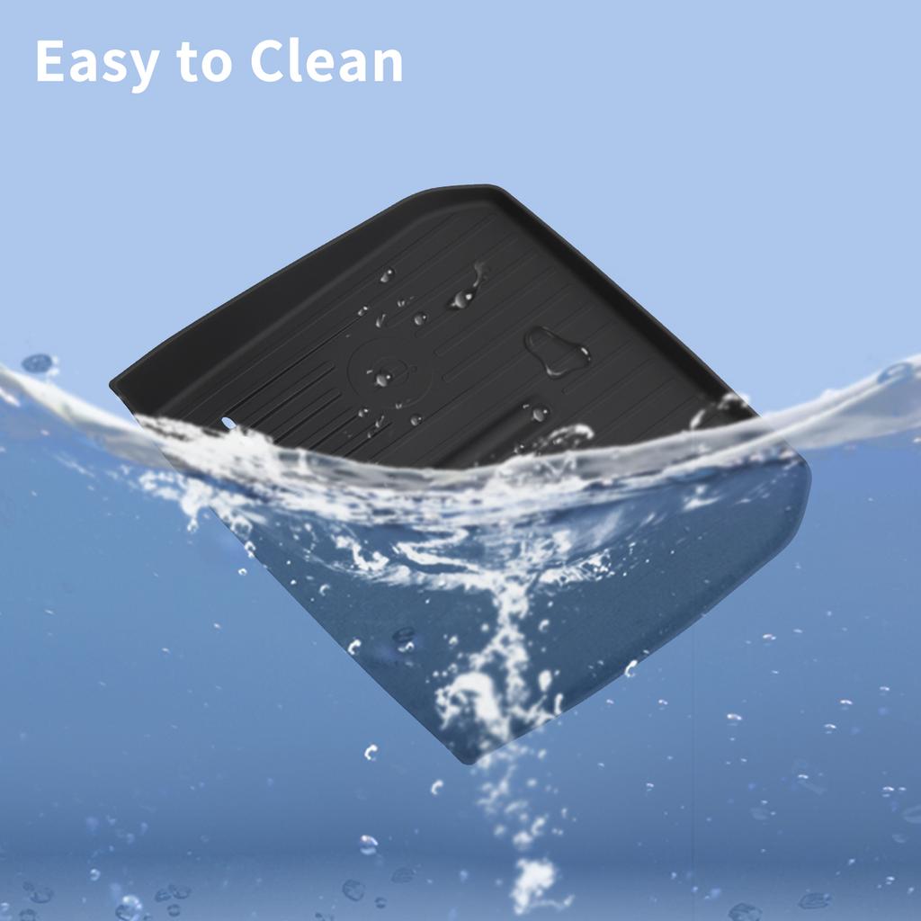 for Mazda EZ-6 2024 2025 Car Anti-Slip Pad Silicone Center Console Wireless Charger Interior Accessories Black