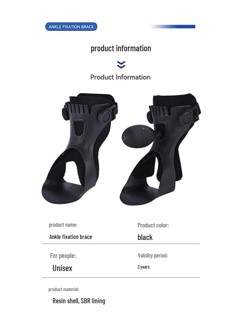 Unisex Foot Drop Orthosis Shoes: Eversion/Inversion Corrector & Ankle Support