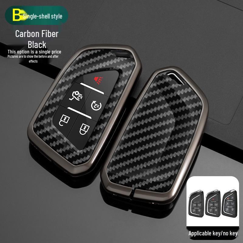 Premium Key Case for Cadillac XTS, SLS, Seville, CTS, SRX, Escalade, ATS - Men's Luxury Accessory