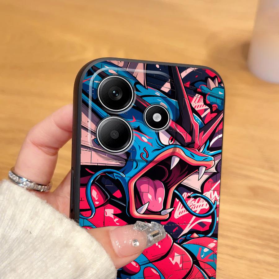 Cool Pokemon Pikachu Case for Xiaomi Redmi Note 7 8 10 14 12 Pro 10S 9S 11 11s 12s 9 13 Pro Plus Funda Phone Cover
