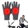 Heated Gloves for Men Women Unisex USB Electric Heating Warm Gloves Screen Touch Design Thermal Gloves for Skiing Cycling