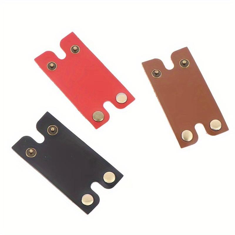 1pc Razor Protective Cover Safety Razor Leather Protective Cover Cutter Head Protective Cover Without Razor 85*45mm