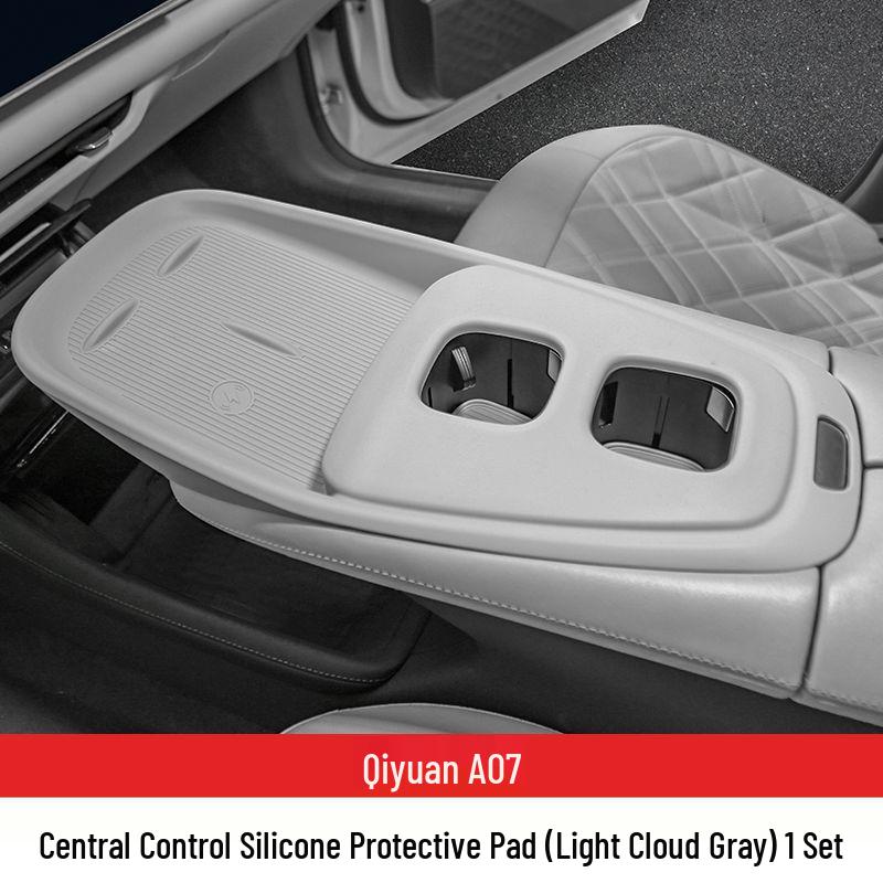 Silicone Anti-Slip Mat for Gear Shift and Water Cup Holder - Fits 23-25 Changan Qiyuan A07