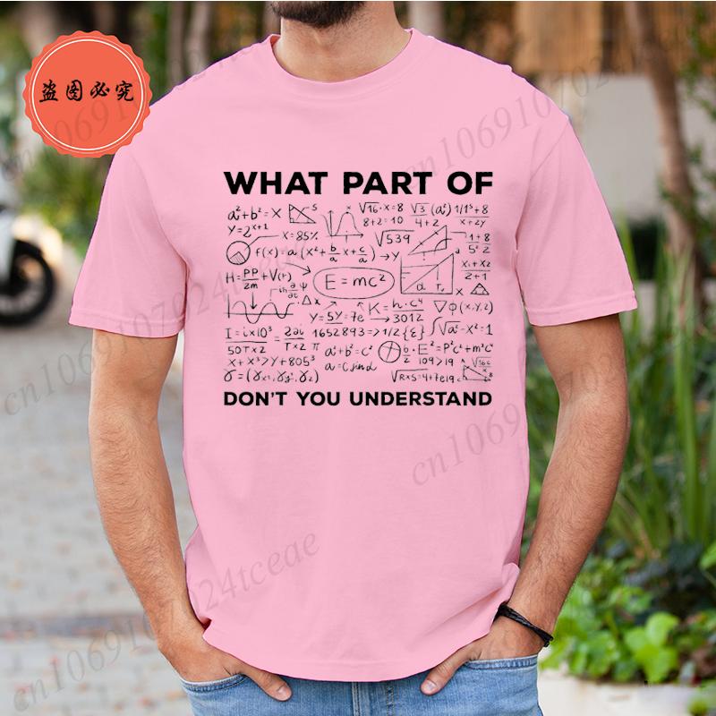 Summer T Shirt for Men T-shirt Unisex Streetwear Mathematics Math University Teacher Ironic Joke Graphic Fashion Men's Clothing