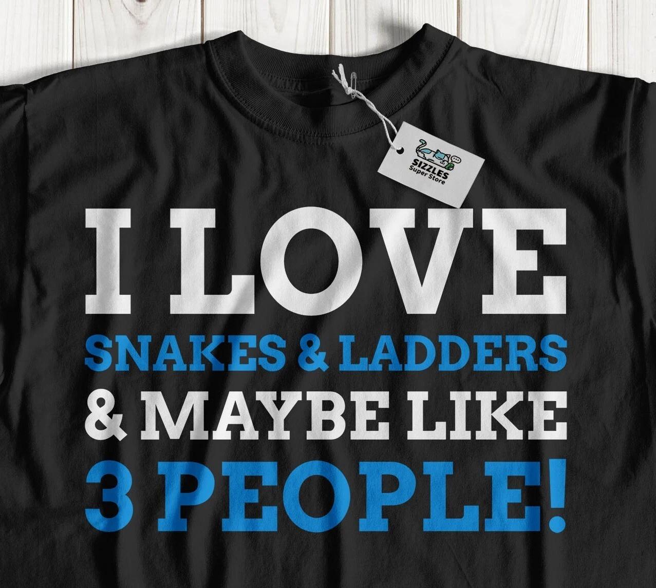 

Unisex Funny Snakes And Ladders T-Shirt Family Board Game Gifts 4XL