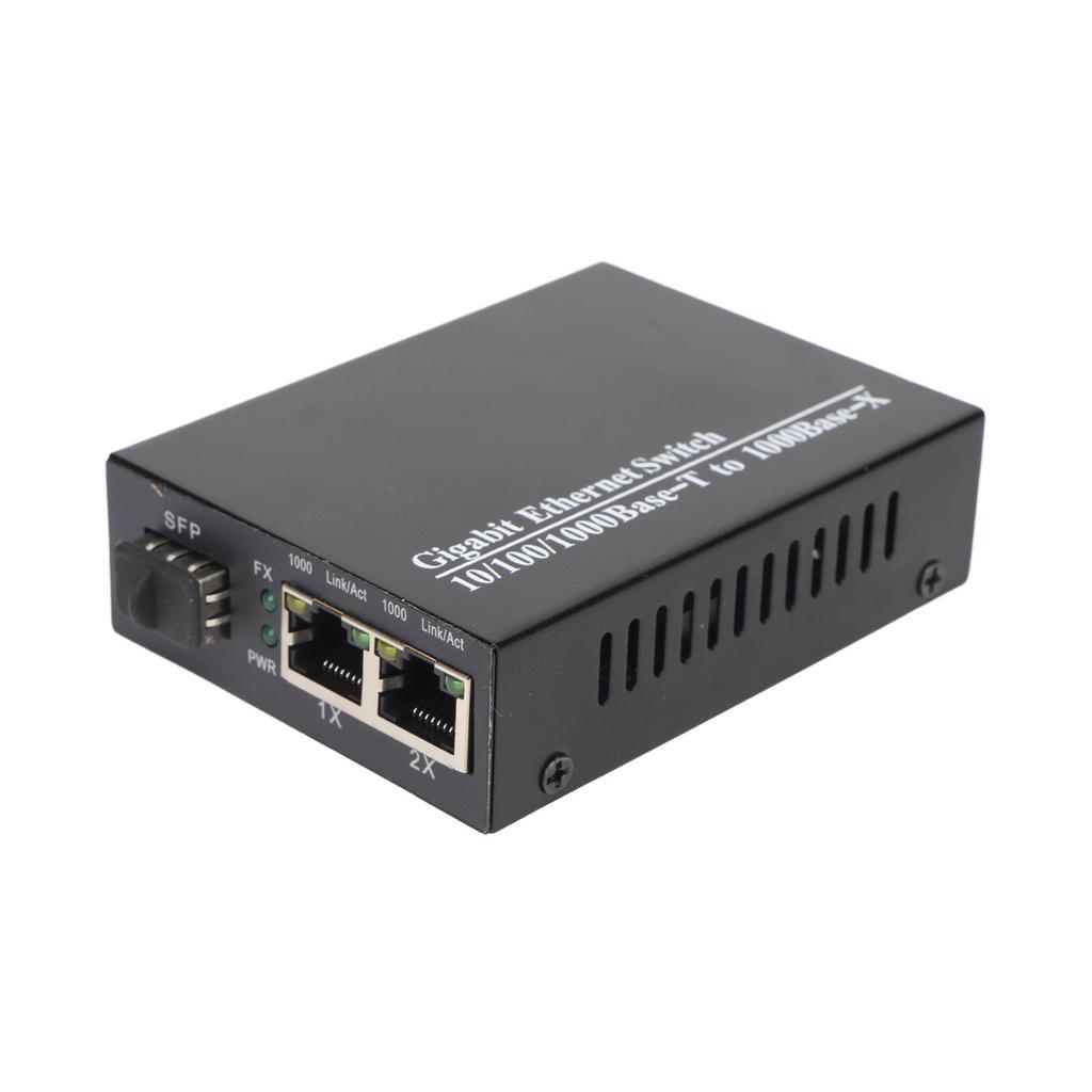 Fiber Transceiver Gigabit SFP To RJ45 Multifunctional Compatibility Optical Media Converter
