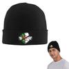 Algerian Pure Blood Flag Black Warm Knitted Cap Fashion Bonnet Hat Autumn Winter Outdoor Beanies Hats for Unisex Adult