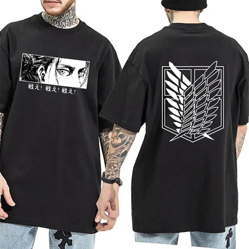 New Anime Print T Shirt Men's Women's Fashion Personality Round Neck Short Sleeve Summer Casual Cozy Tee Shirt