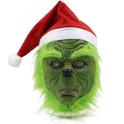 The Green Monster Mask Christmas Green Face Mask for Adults & Kids