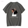 T-shirt a maniche lunghe Imran Khan Vintage Lavata Leggermente Moda Streetwear Comoda Versatile Abbigliamento Designer da Uomo