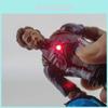 Novos Vingadores Guerra Infinita 16cm Bonecos de Ação LED Boneca Capitão Crianças Presente Brinquedos Qualidade Premium