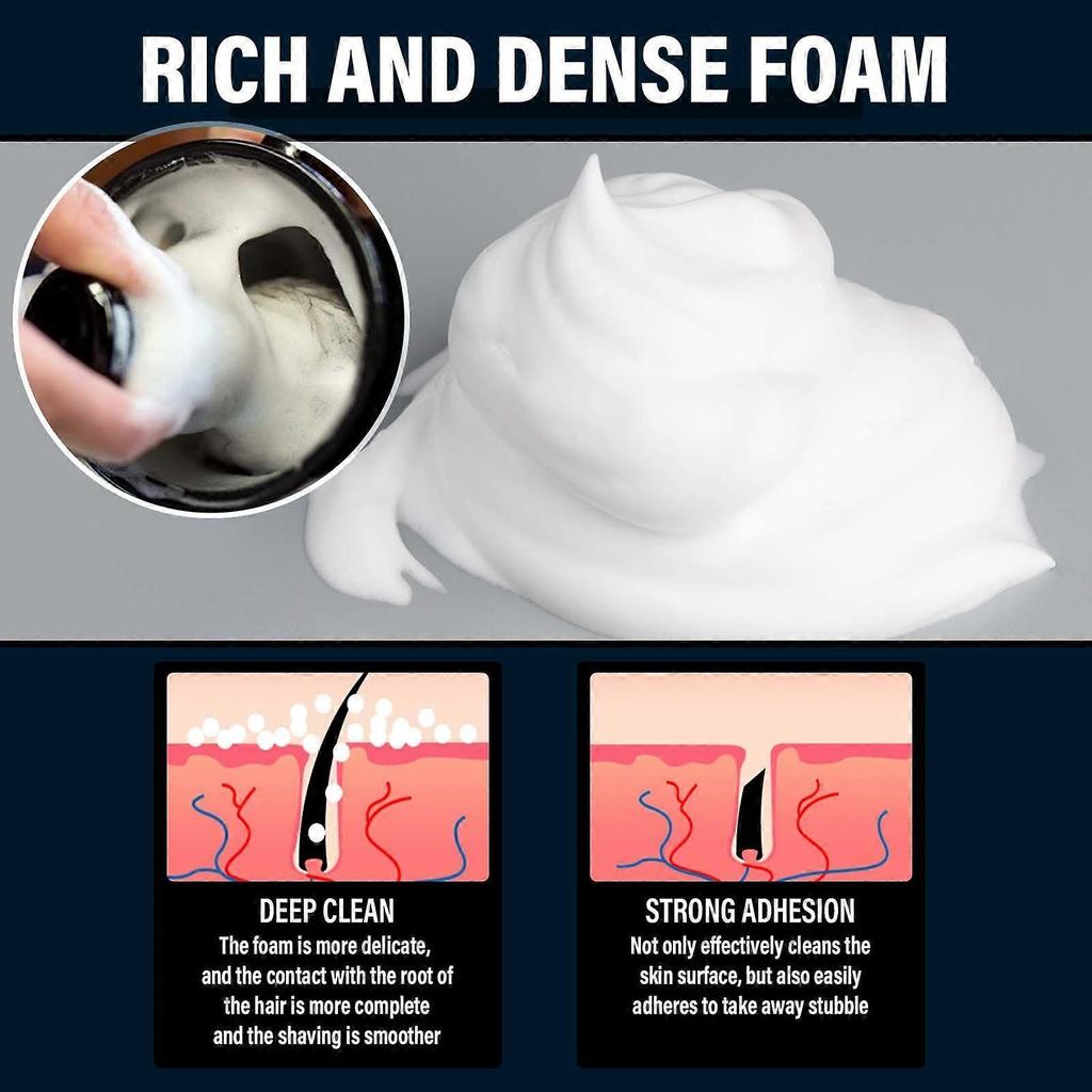 Men's Shaving Soap Contains Sodium Palmitate And Glycerin