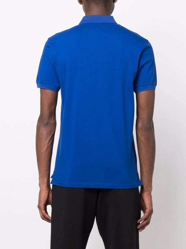 Emporio Armani Italian Brand Polo Shirt BLU - Size: XXXL