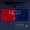 FC Dallas Print  Cushion Non-slip Laptop Tablet Big Mousepad XXL Mat Mini PC Playmat With Lock edge