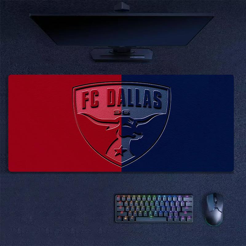 FC Dallas Print Cushion Non-slip Laptop Tablet Big Mousepad XXL Mat Mini PC Playmat With Lock edge