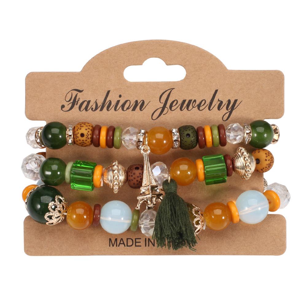 JYL TS Bracelet Bohemian Independence Day  Patriotic Beads Ignites Pride