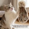 Furry Plush Octopuses Shape Cats Teaser Toy Faux Furs Entertainment Toy for Dog Cats Engagement Indoor Mental Stimulation