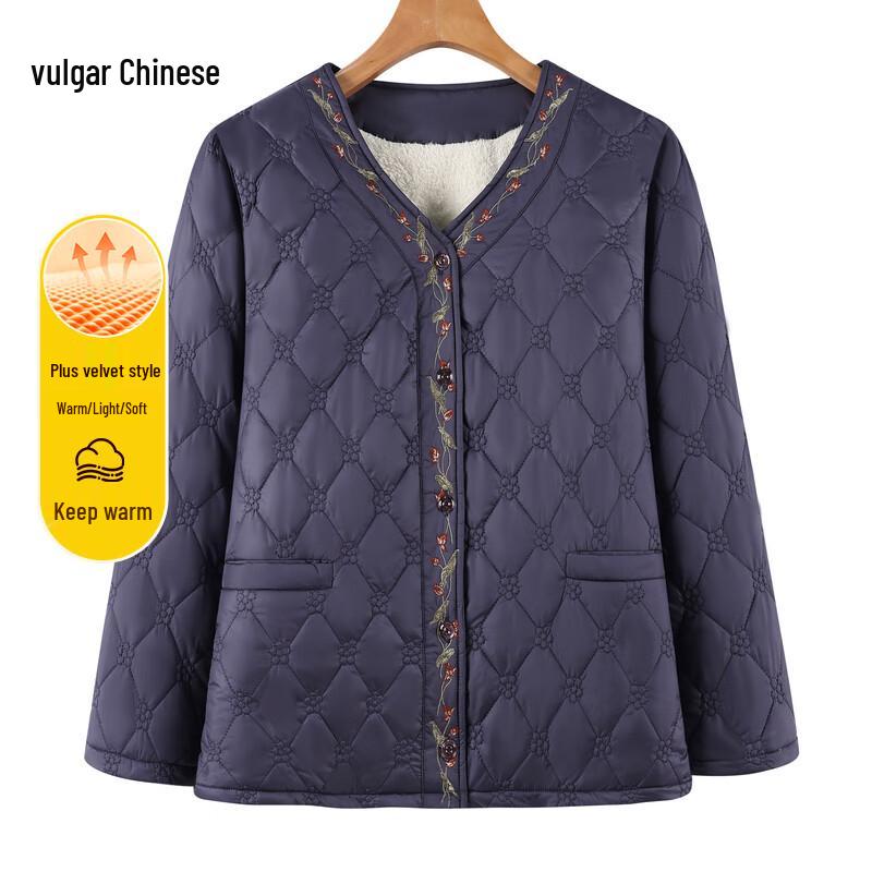 

Women s Warm Padded Winter Jacket for Seniors 4XL