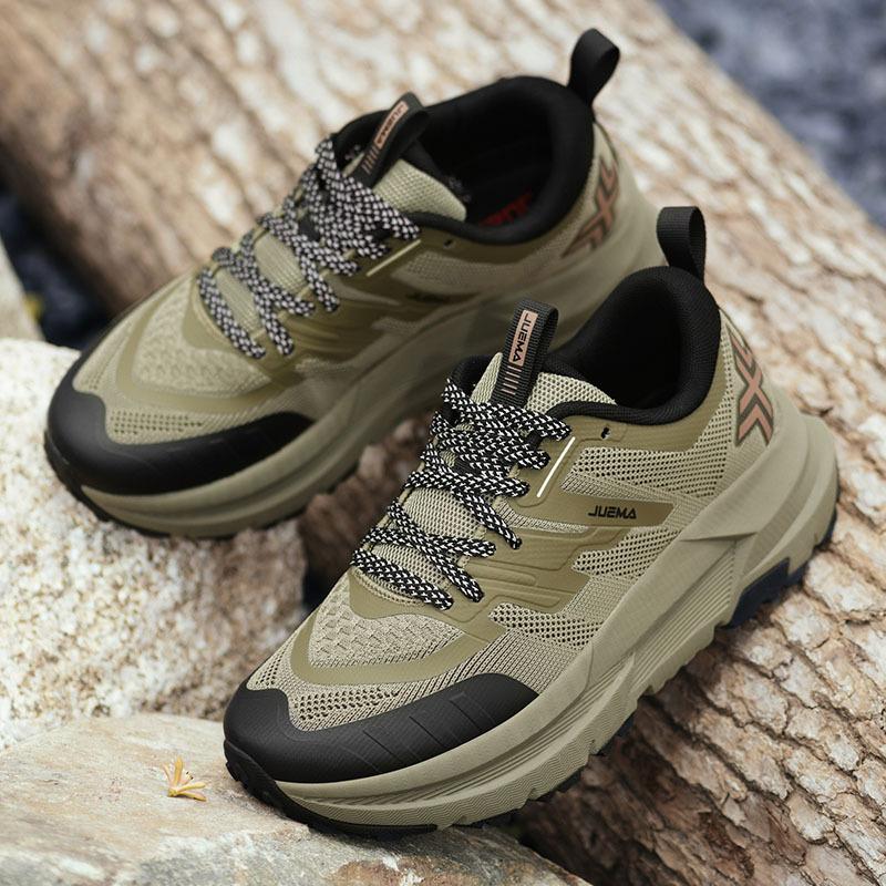 Large size running men's shoes wear-resistant and non-slip outdoor hiking shoes breathable and versatile shock-absorbing high-quality sports shoes