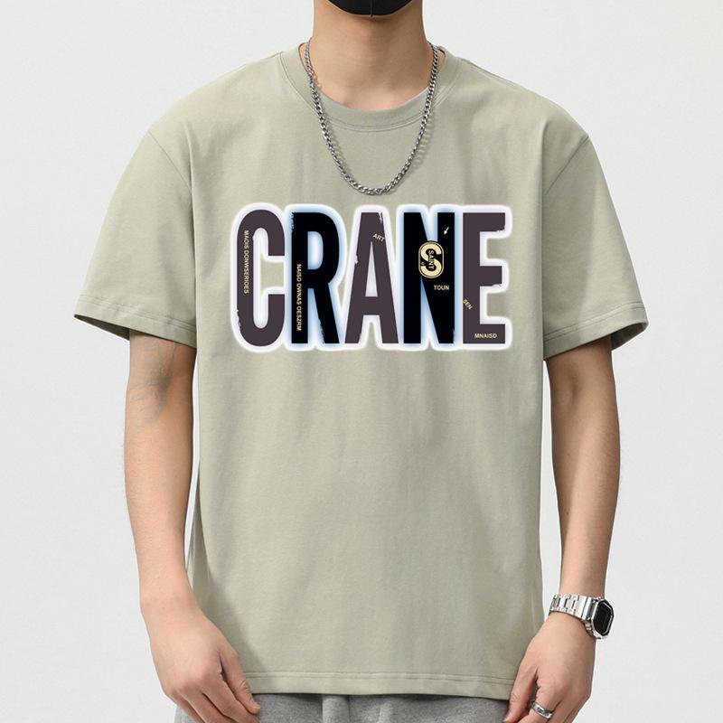 New Summer Men's Round Neck Short-sleeved T-shirt Thin Casual Youth Half-sleeved Shirt