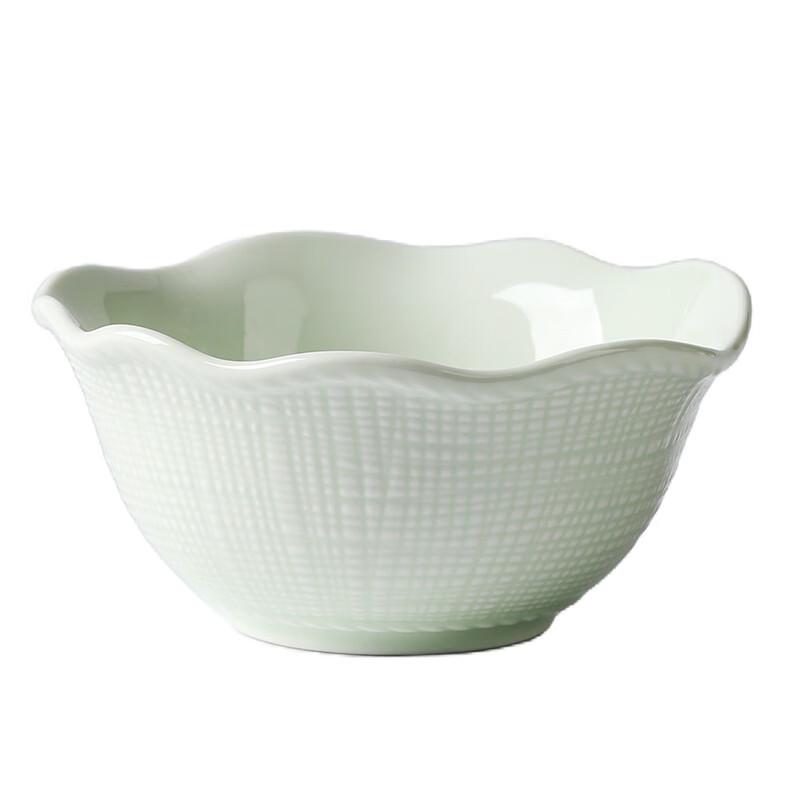 RuHan Curved Edge Ceramic Fish Plate