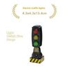 1Pcs Traffic Signal Model Road Scene Toys For Kids Simulation Traffic Light Toy Train Scene Decoration Diy Accessories