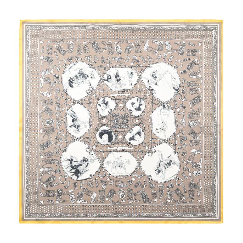 Men s Retro Paisley Silk Neckerchief One Size