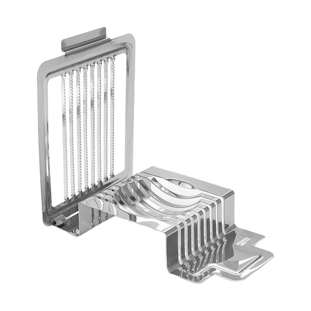 1pcs Stainless Steel Egg Slicer Kitchen Tool Multi Functional Egg Cutter Hard Boiled Egg Preserved Egg Splitter Slicing Device