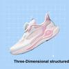Anta Kids Lingyun 2.0 Fabric Comfortable Non-Slip Low-Top Running Shoes Kids sneaker White Pink 322439903-2