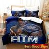 3D Wrestler Roman Reigns Bedding Set Duvet Cover Sheet Printed Bed Set Pillowcase Bed Full Queen King Size Comforter Bedroom