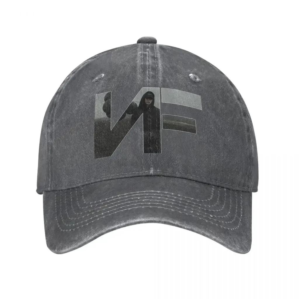NF Rapper Logo Trucker Hats Merchandise Vintage Distressed Cotton Hope Album Tour 2024 Baseball Cap For Unisex Adjustable