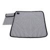 Portable Heated Seat Cushion Canvas USB Adjustable Heating Stadium Seat Pad for Outdoor Camping