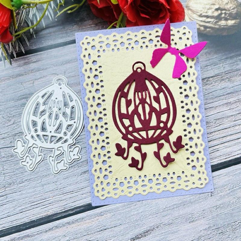Bird Cage Cutting Dies Bird Cage Die Cut Templates Carbon Steel Cutting Dies for Scrapbooking Card Making Album